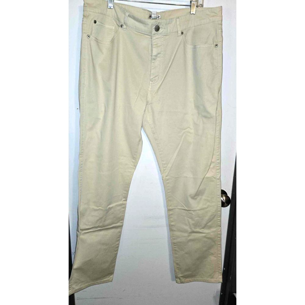 Peter Millar Golf Pants Size 38/31  Tan Cotton Spandex blend